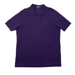Vintage Polo Ralph Lauren Shirt Mens XL Extra Large Grape Purple Cotton Golf